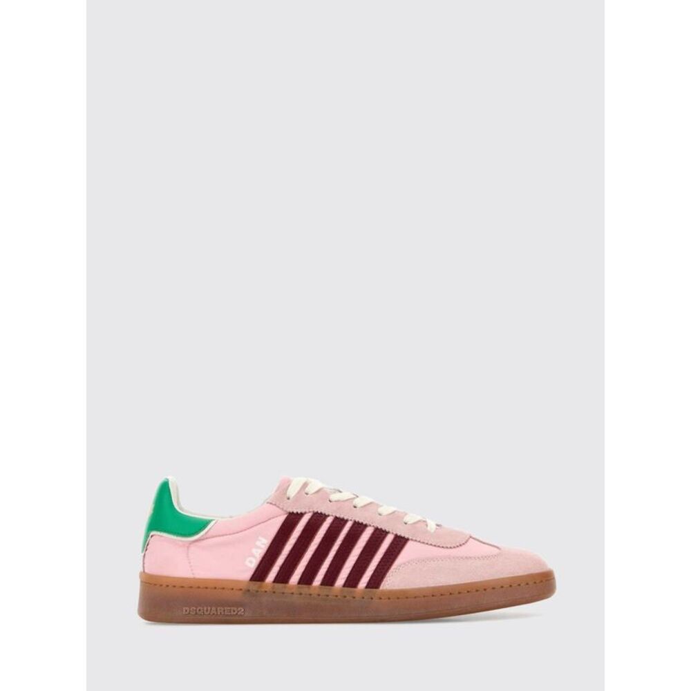 Dsquared2 Men Boxer Sneakers Dsquared2 In Suede And Nylon